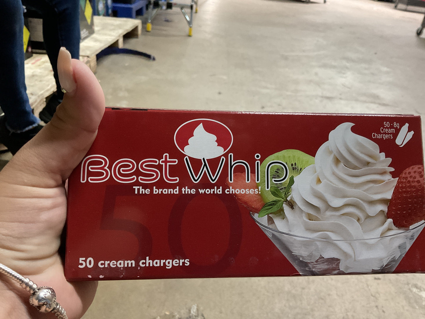 BEST WHIP 12x50 ( cream chargers)