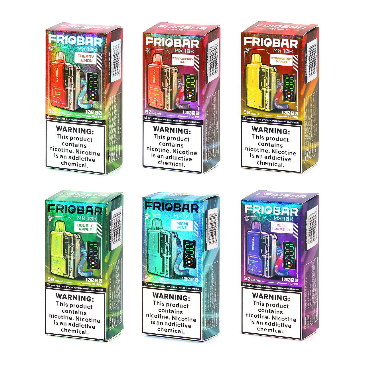 FrioBar 10000 Puffs 5 Pack