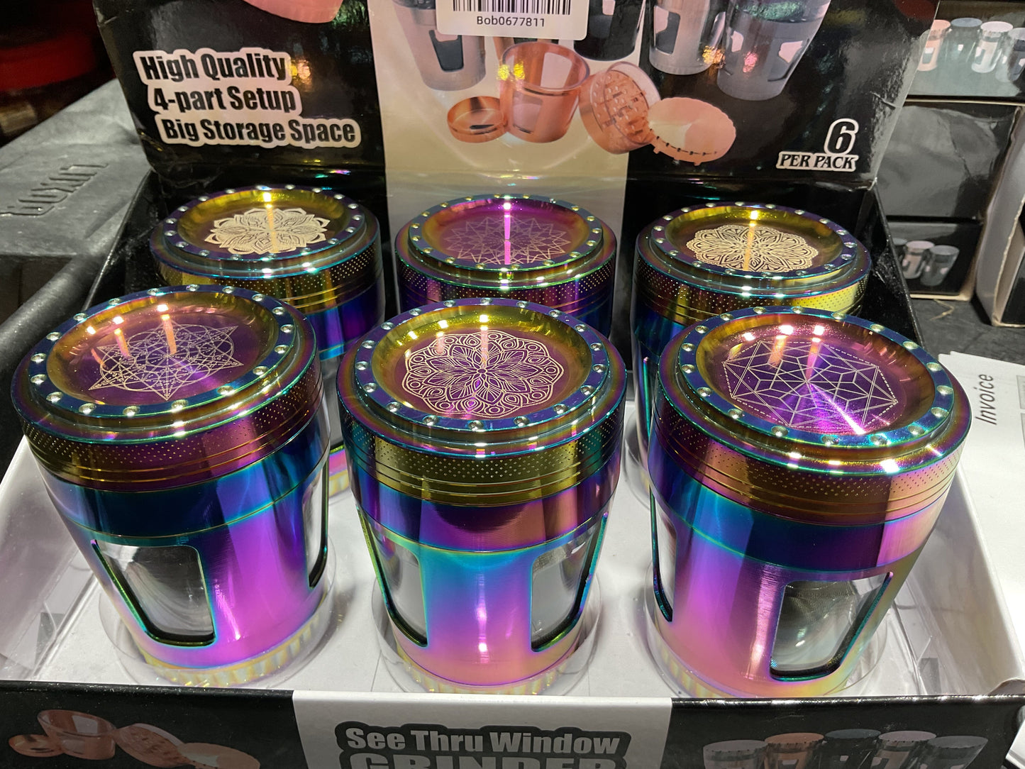 Grinder Rainbow Large (6pcs)