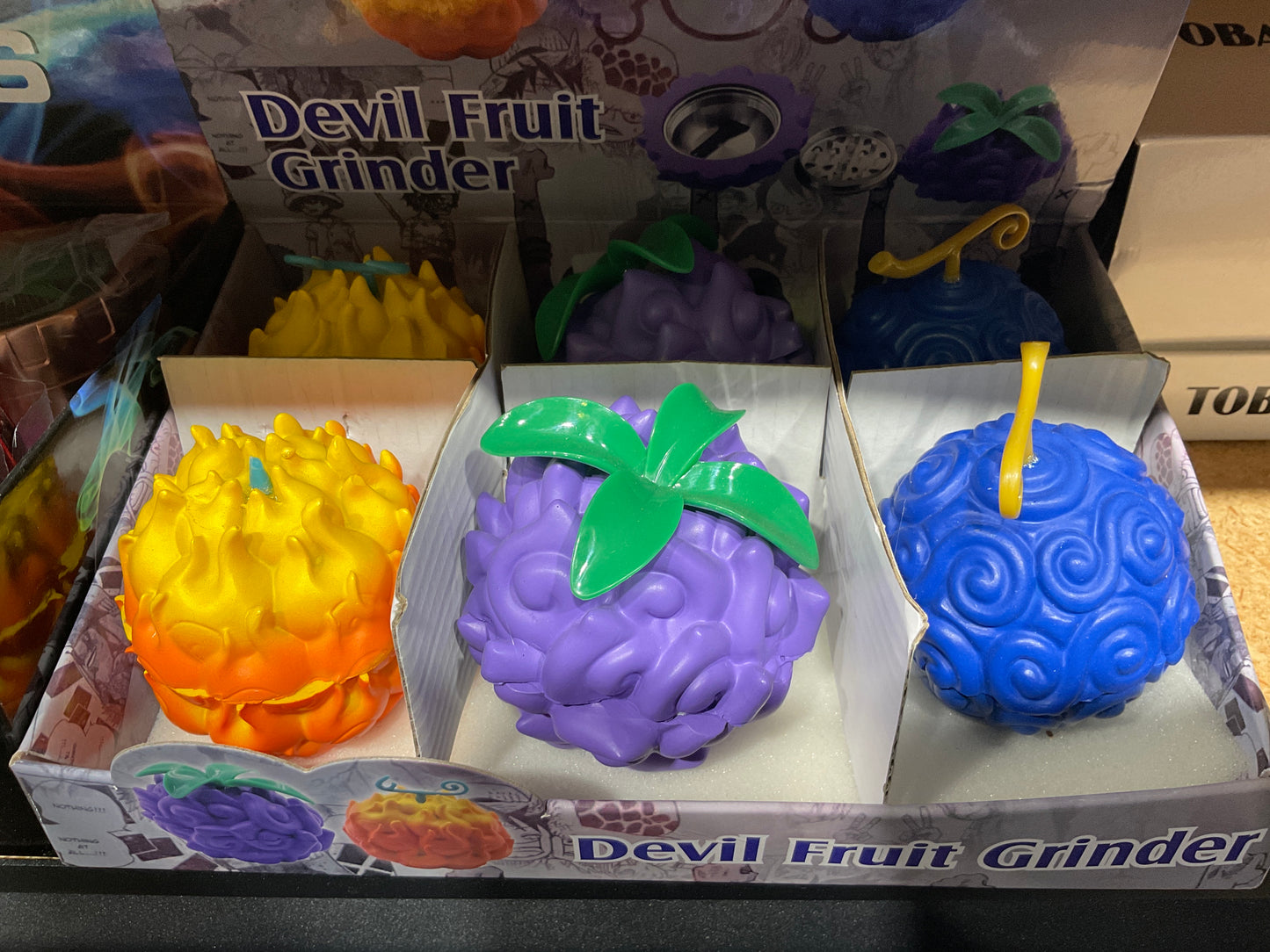 Tobacco Grinder Devil Fruits 6 pcs