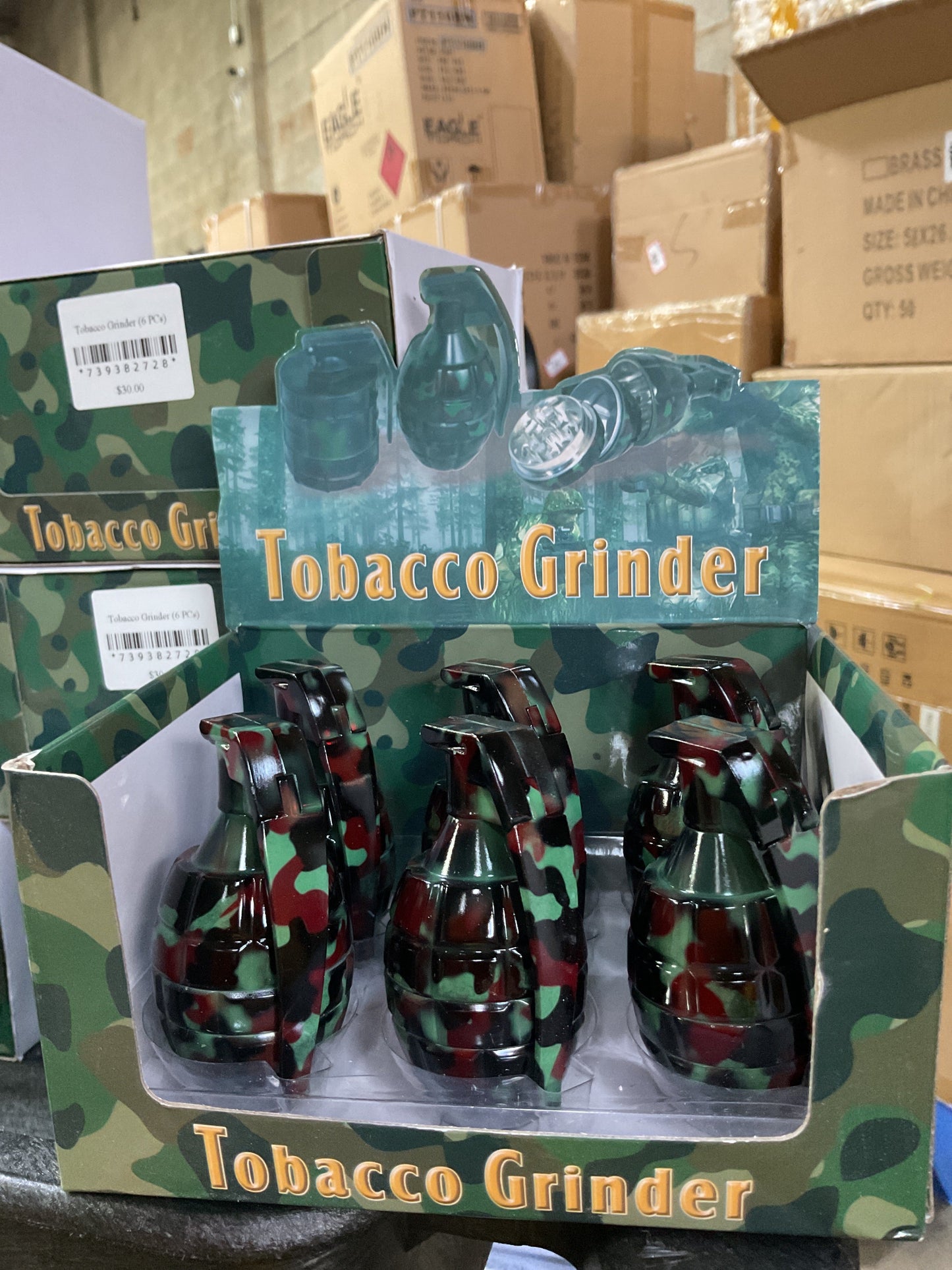 TOBACCO GRINDER (6 pcs)