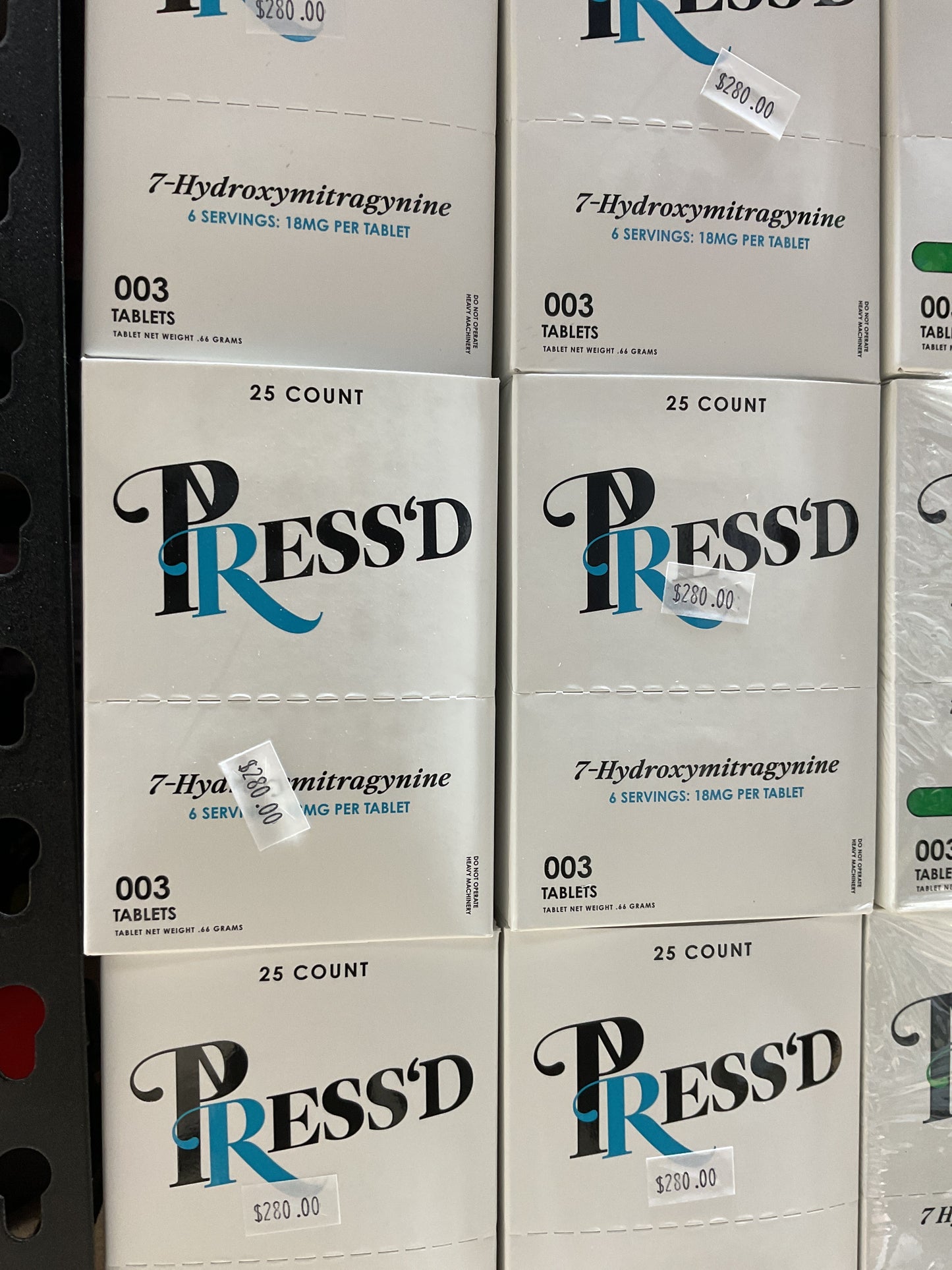 PRESS’D Blue (25 Count-3 Tabkets) 7 Hydroxymitragynine