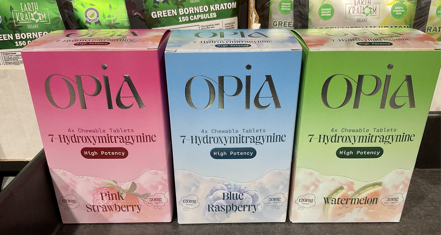 OPIA 7 Hydroxymitragynine display of 10 4 ct High Potency