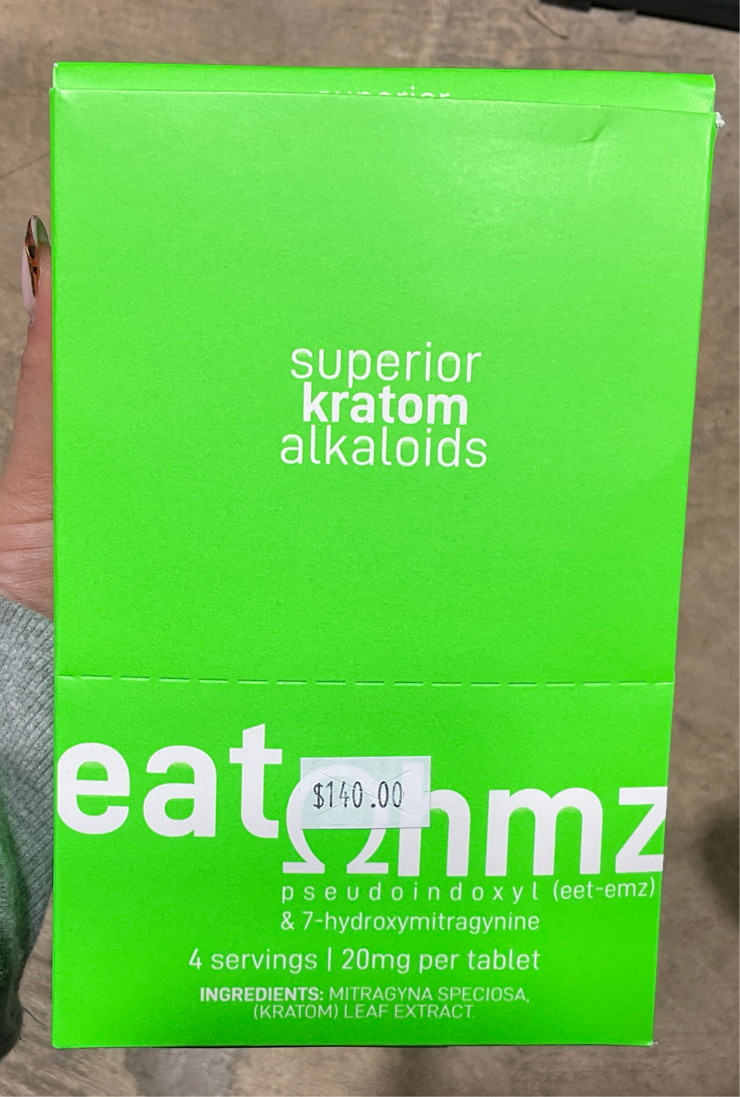 Eat OHMZ Pseudoindoxyl & 7 Hydroxymitragynine (20Pk -2Ct)