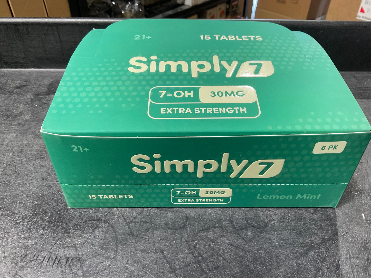 Simply 7OH 30 Mg 15 tablets 6 tins