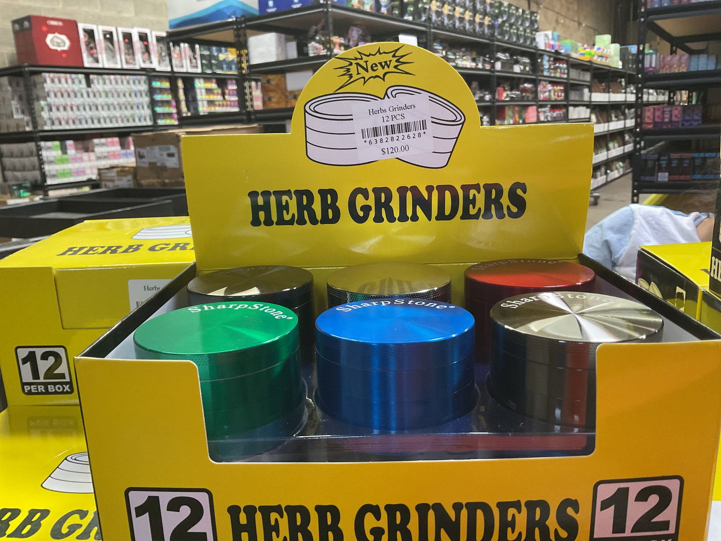 HERBS GRINDERS (12 Pcs)