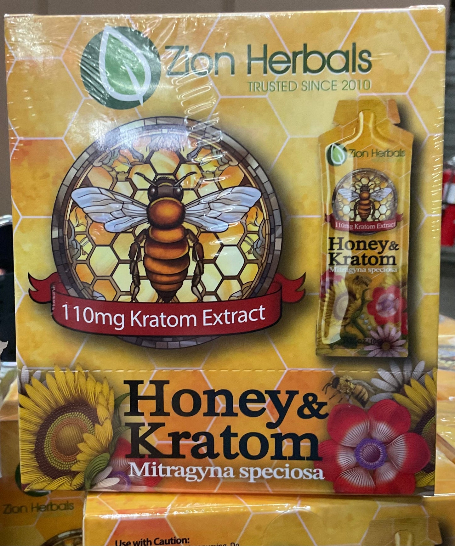 Zion Herbals Honey & Kratom Mitragyna Speciosa.