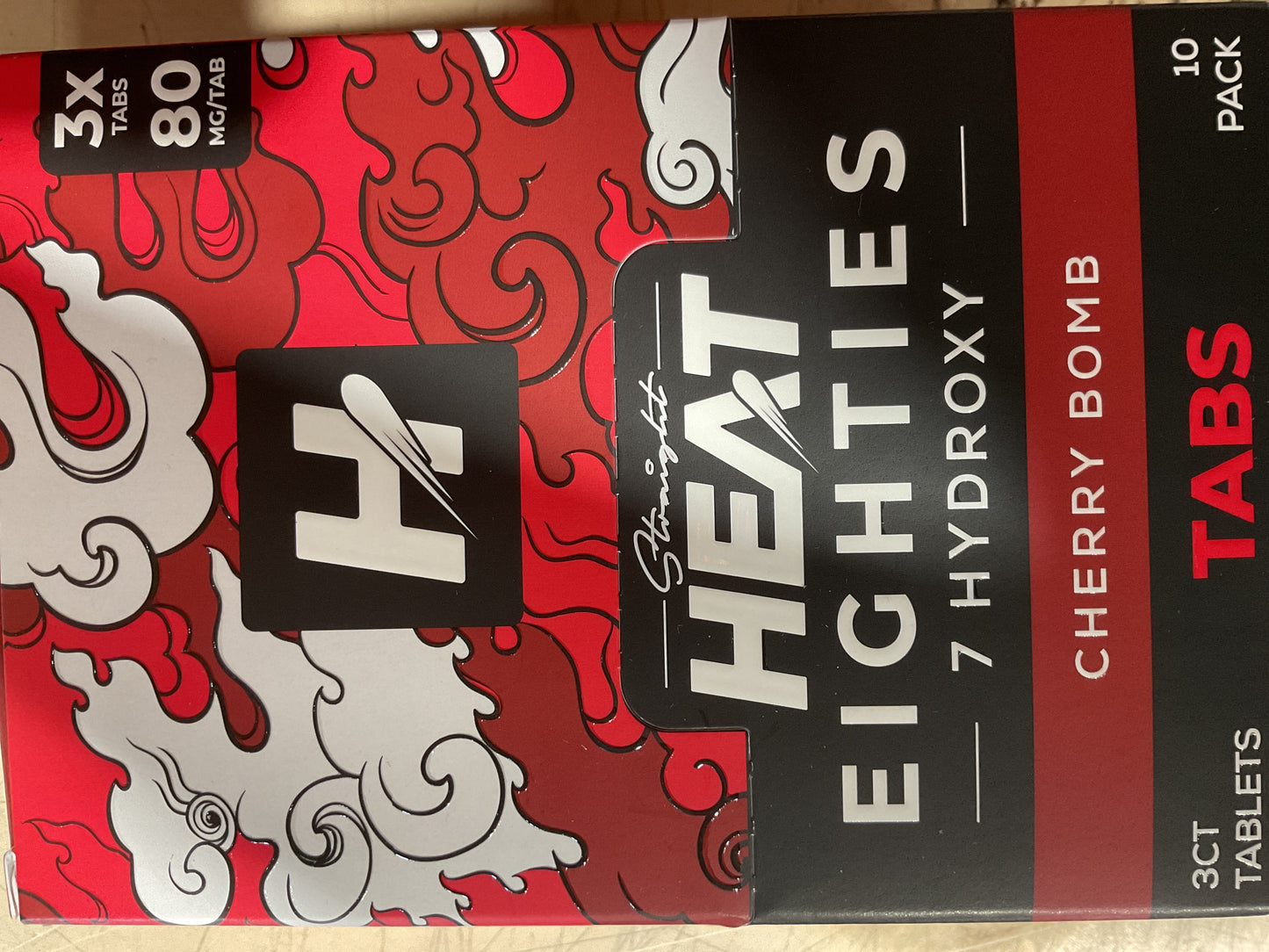 HEAT EIGHTIES 7-HYDROXIE 80MG/TAB 3x10 PACK cherry bomb