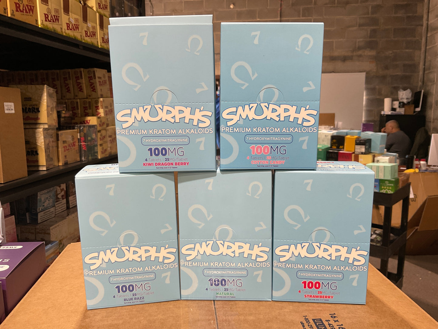 Smurph’s 7 Hydroxymitragynine 25 Mg 10 pcs 4 ct