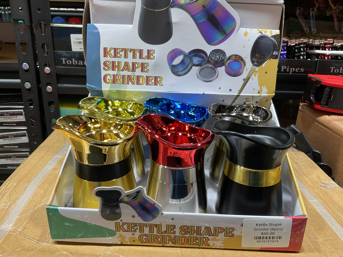 Kettle Shape Grinder (6pcs)