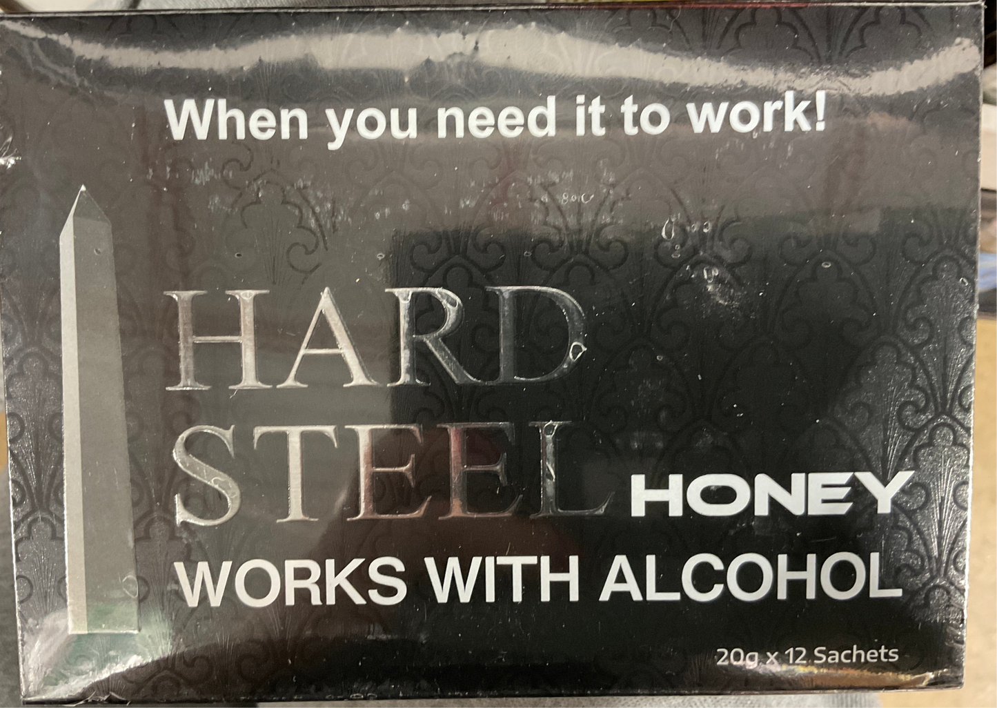 Hard Steel Honey Works w alcohol 12 Sachets