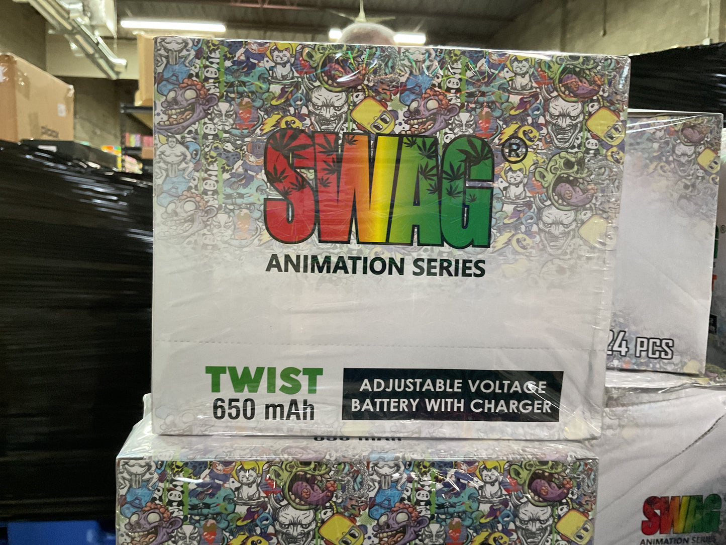 Swag Twist Animation Series 650 mAh 24 Pcs