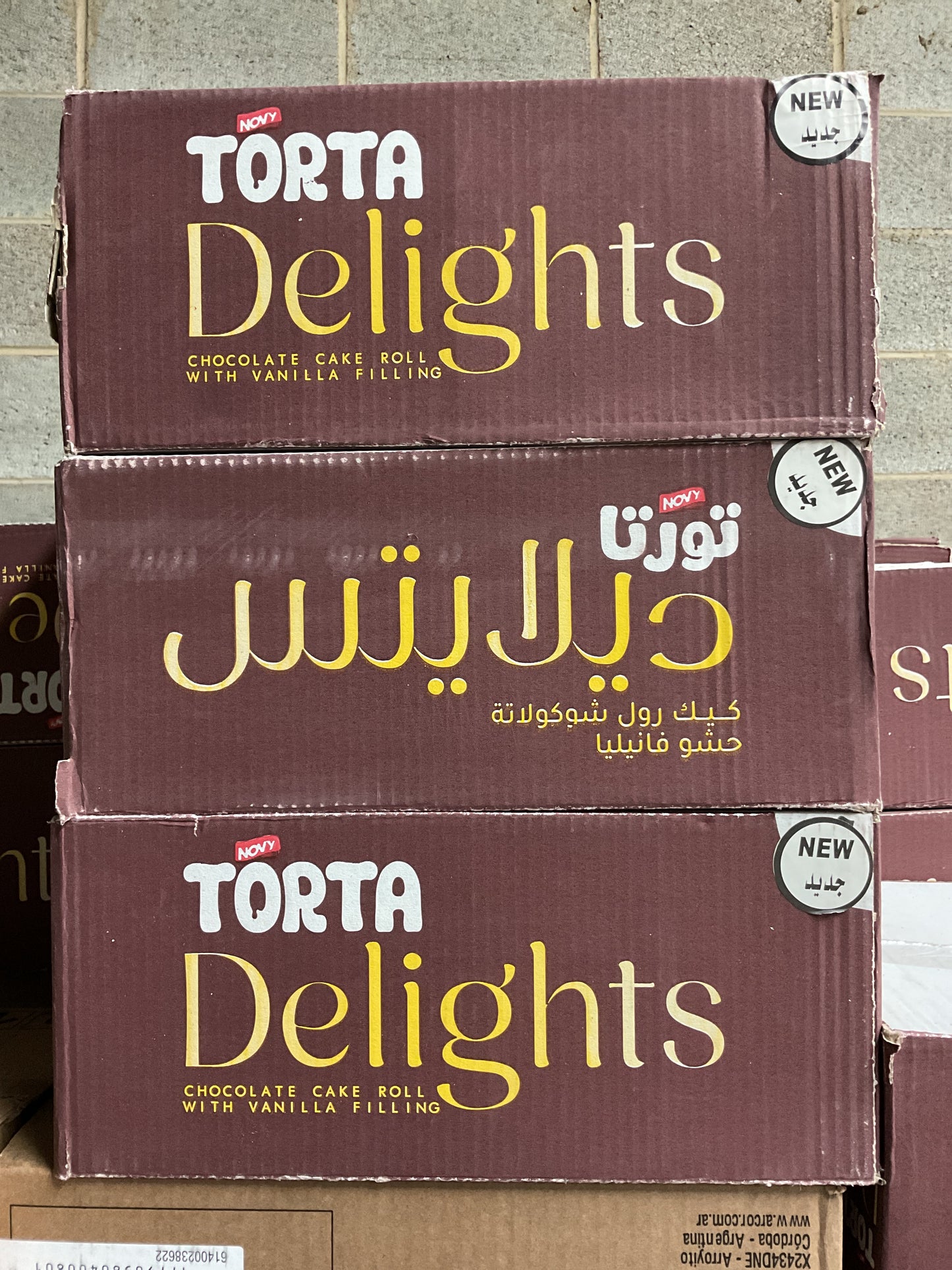 TORTA DELIGHTS ROLL CAKE (6 pcs x 12 boxes)