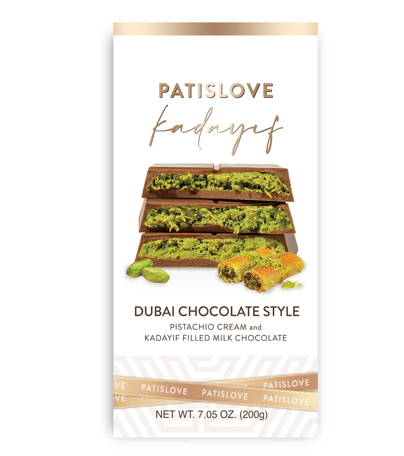 PATISLOVE DUBAI STYLE CHOCOLATE 200g 10pcs