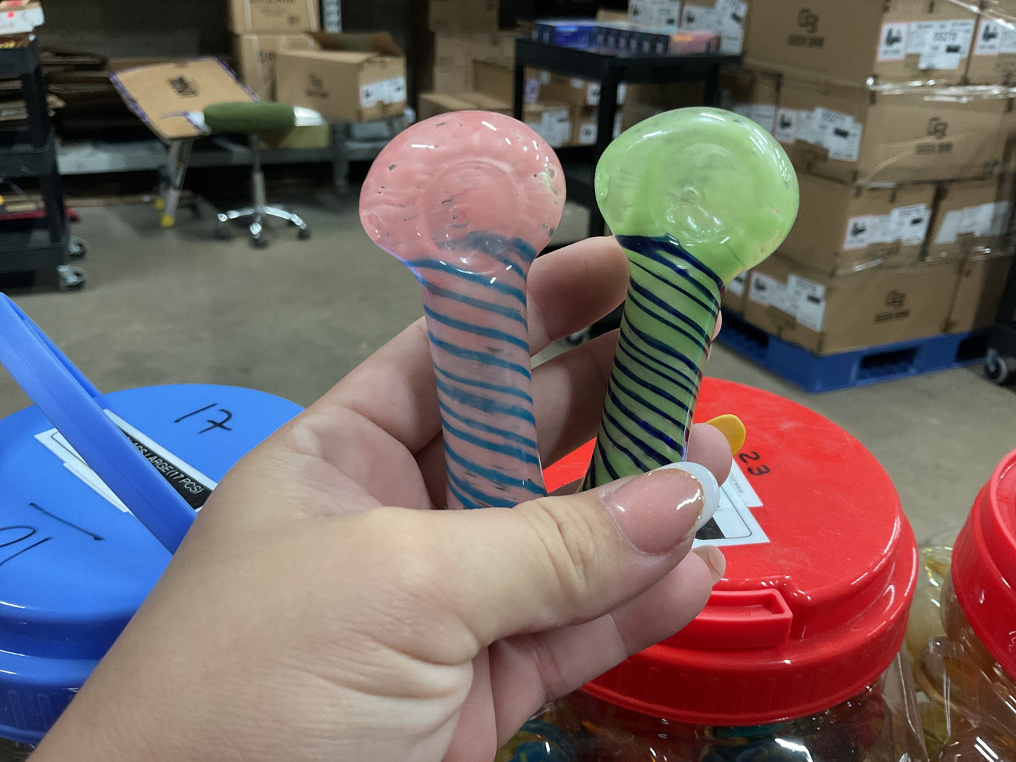 Glass pipe (60 pcs)