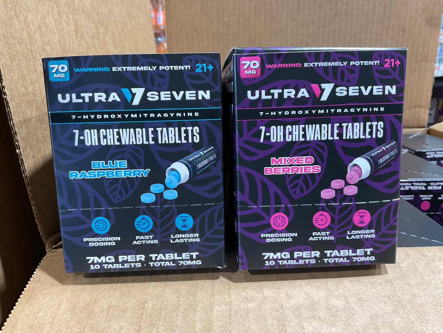 Ultra7 Hydroxymitragynine 10 tablets 6 pcs