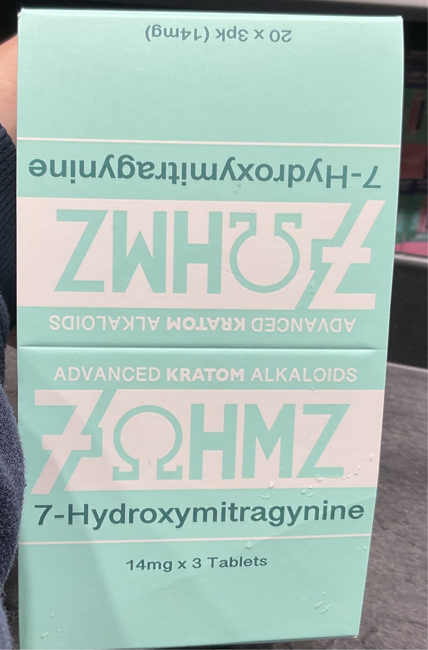 7OHMZ Hydroxymitragynine 14Mg x3 Tablets (20 Packs)