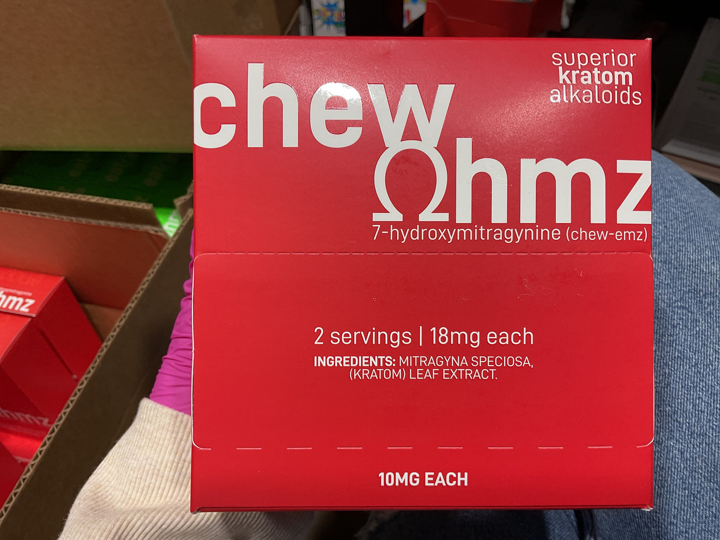 Chew OHMZ 7 Hydroxymitragynine Gummies