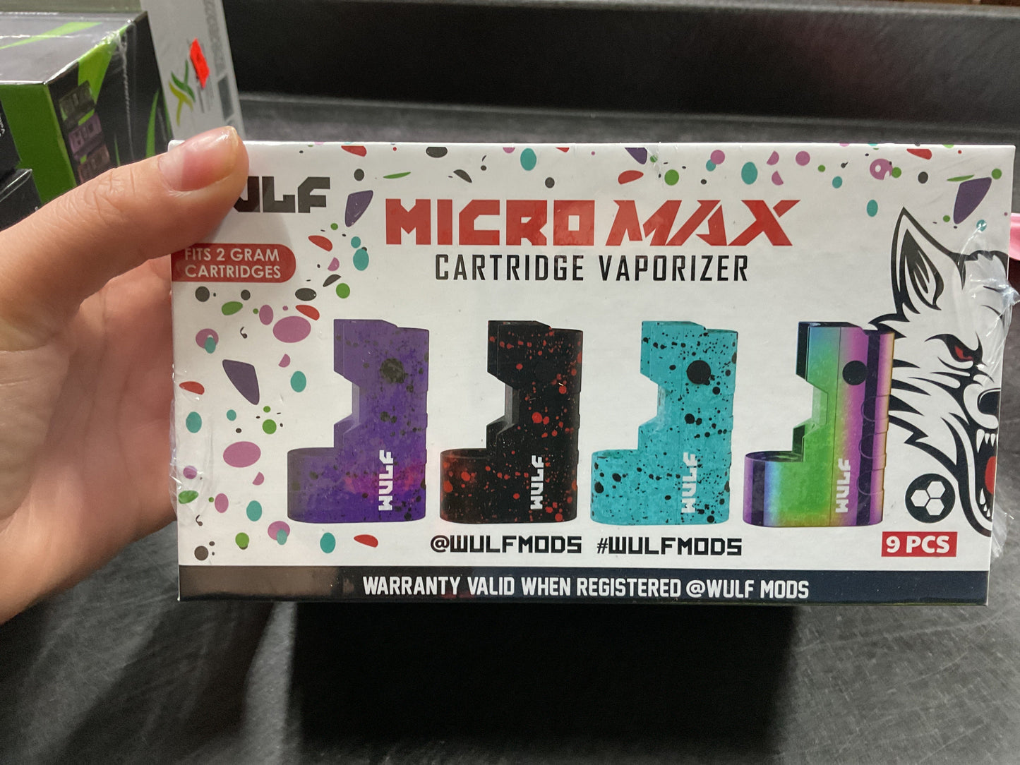 Wulf Micro Max Cartridge Vaporizer 9 pcs