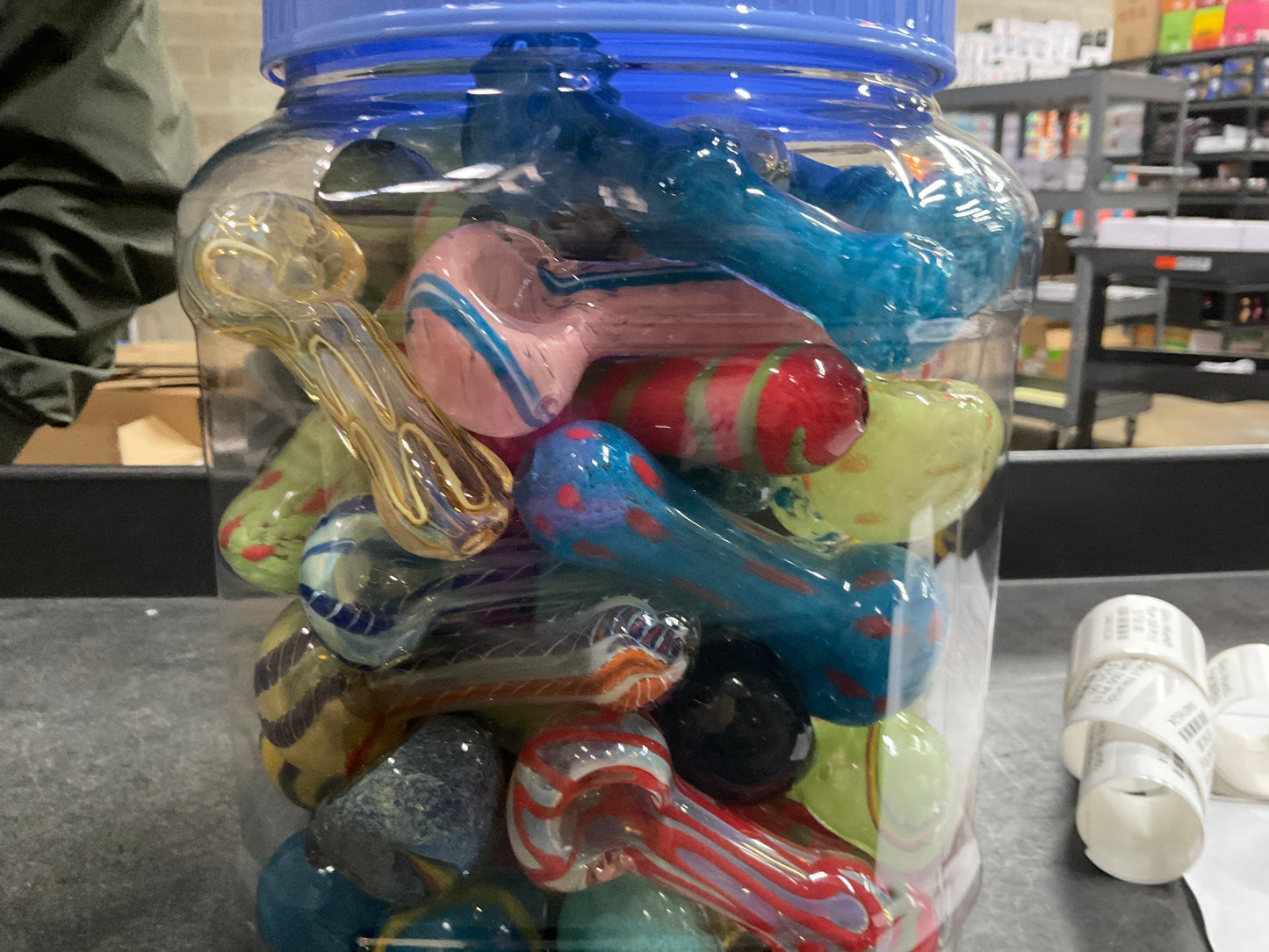 Glass Heads Pipe 60 Pcs