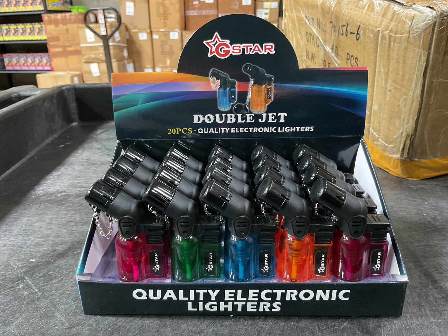 DOUBLE JERSEY (20 PCS) quality electronic lighters