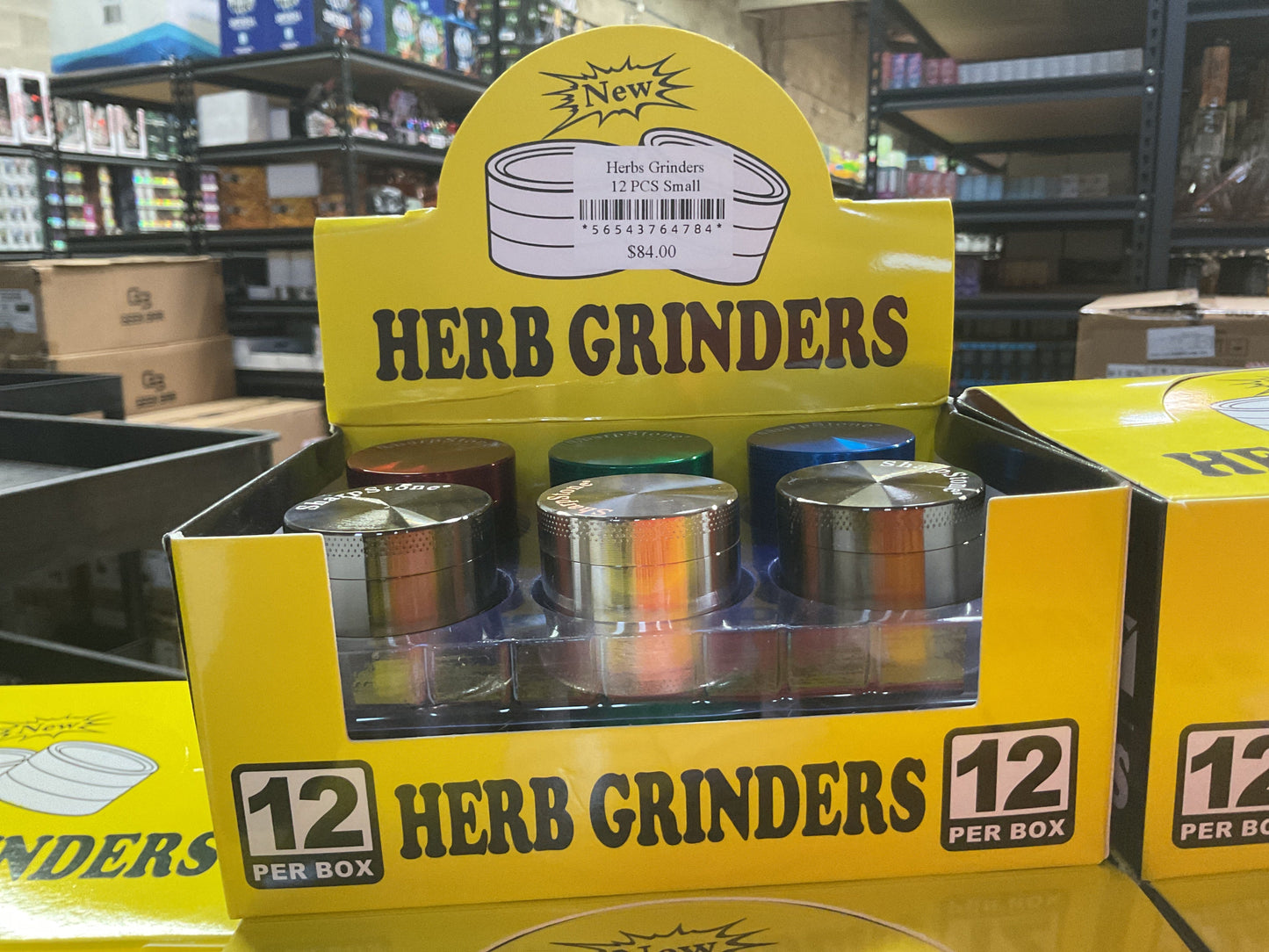 HERBS GRINDERS (12 PCS SMALL)