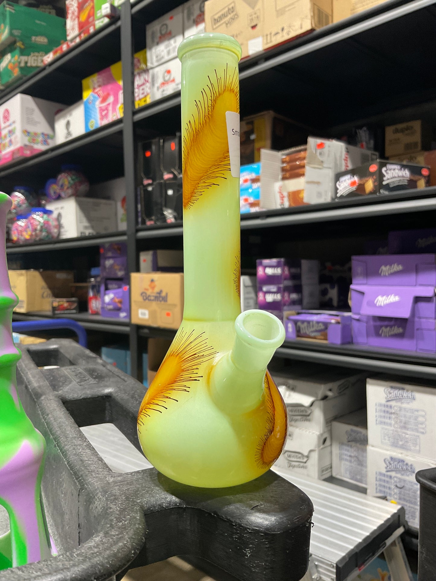 Glass smoking pipe