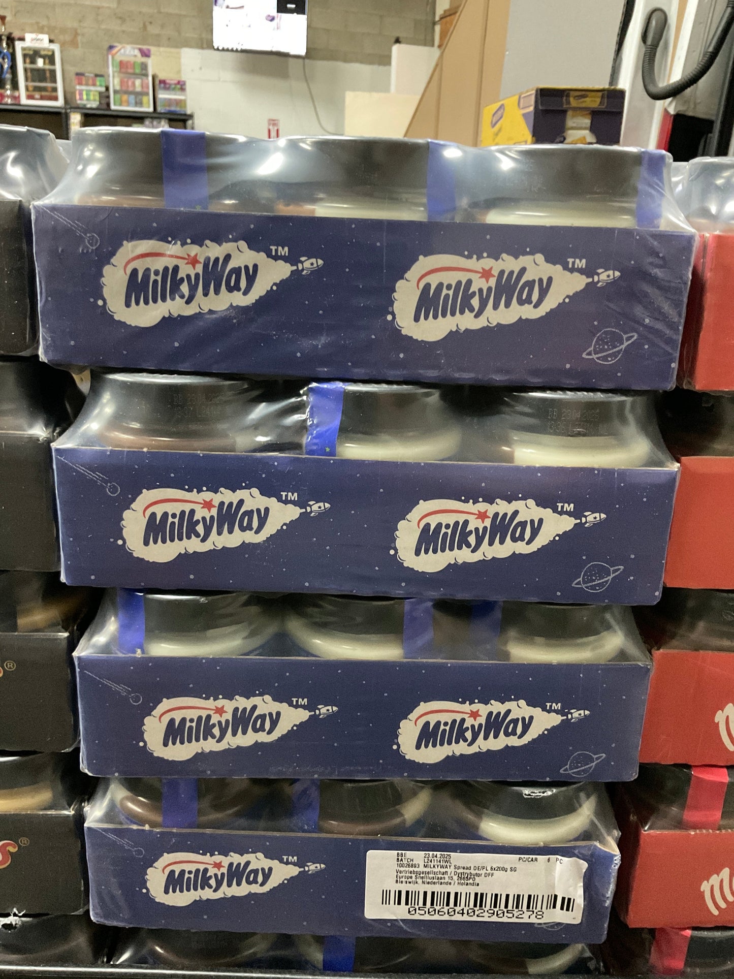 MILKY WAY CREAM SPREAD JAR 200g (6pcs)