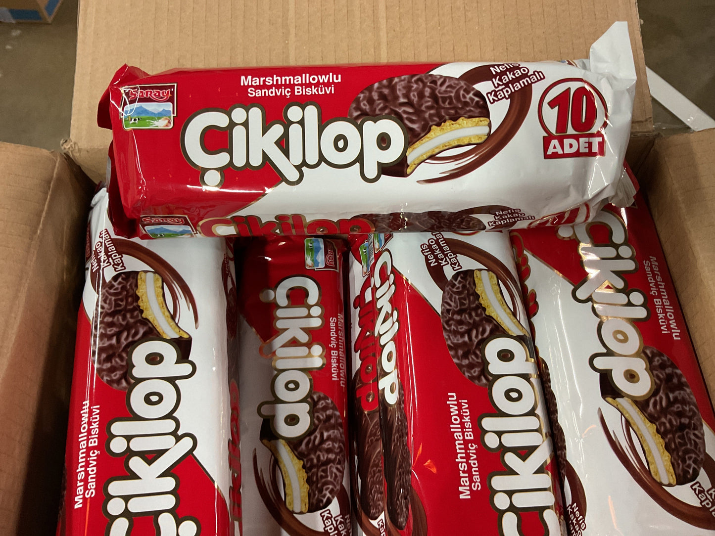 CIKILOP COCA SANDWICH BISCUITS 216g x 12 pcs