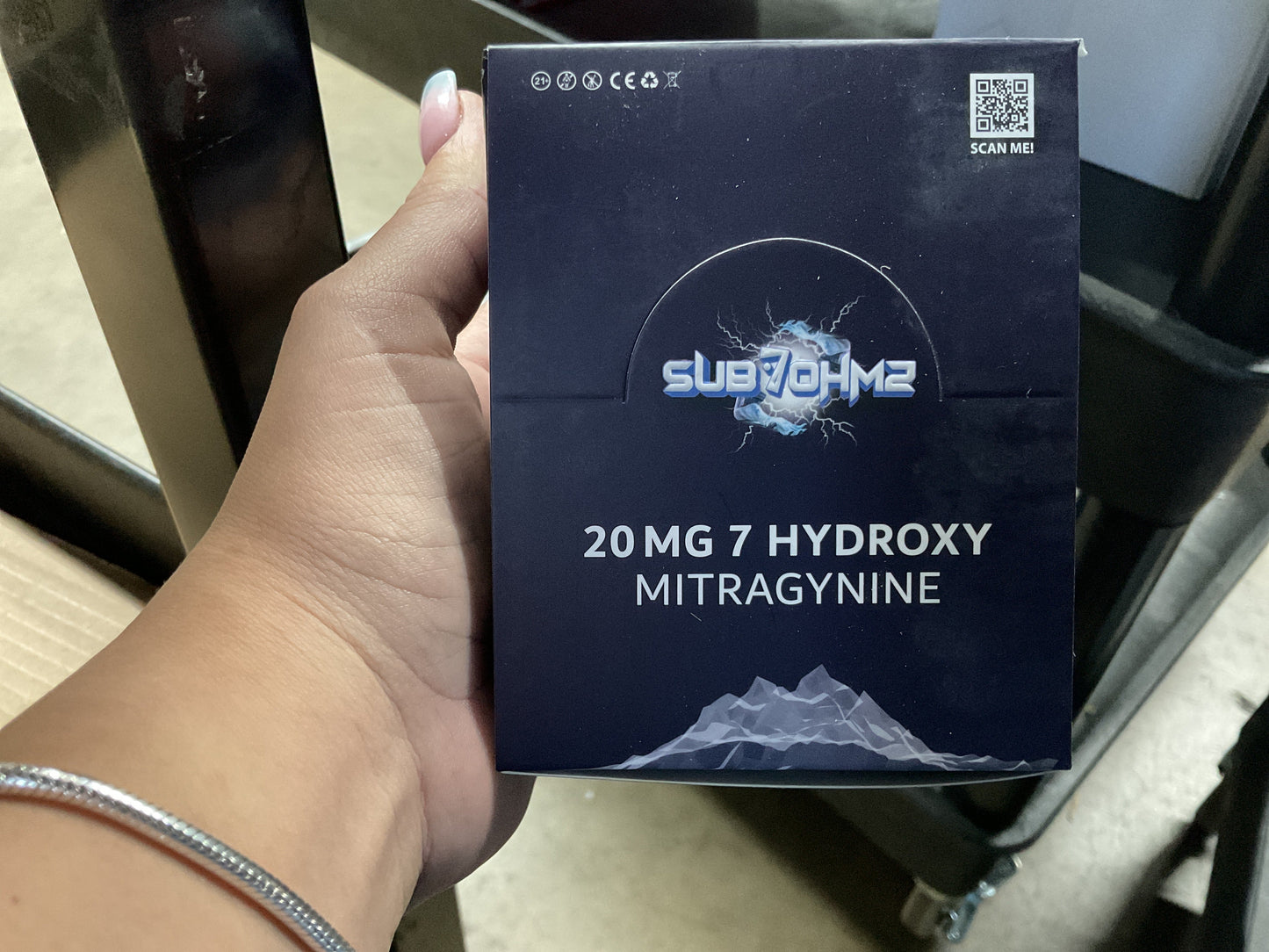 SUB7OHMZ (20 MG 7 HYDROXY MITRAGYNINE) SHOTS *20 pack*