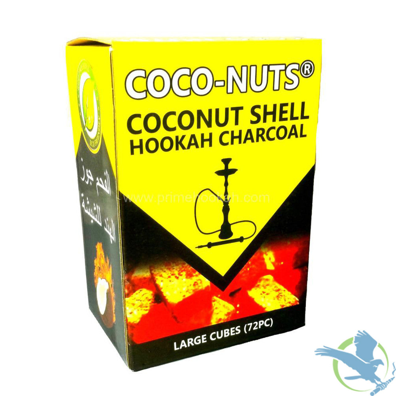 Coco-Nuts Cube Charcoal (72 Pieces)