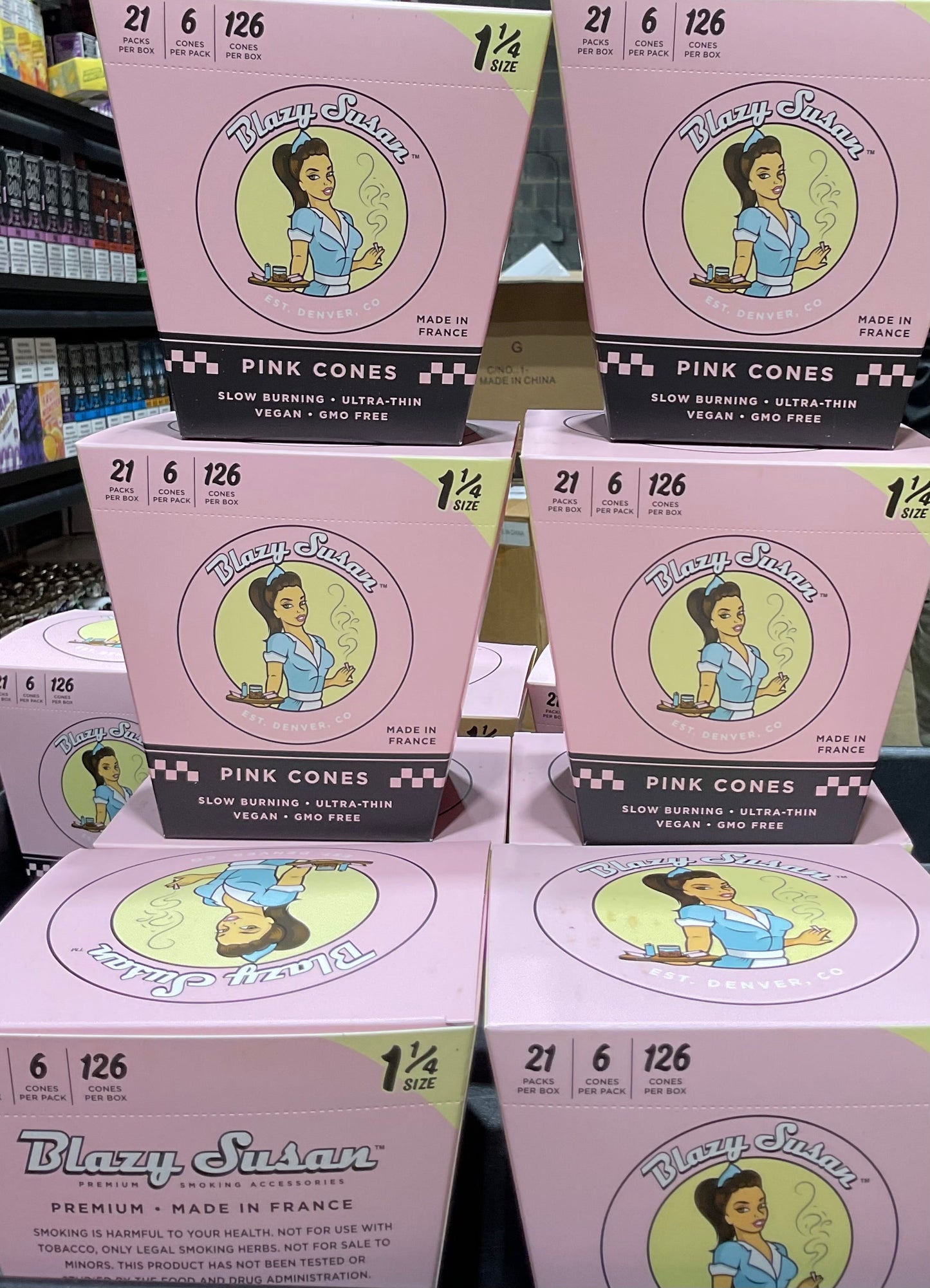 Blaze Susan Pink Cones (21 pcs)