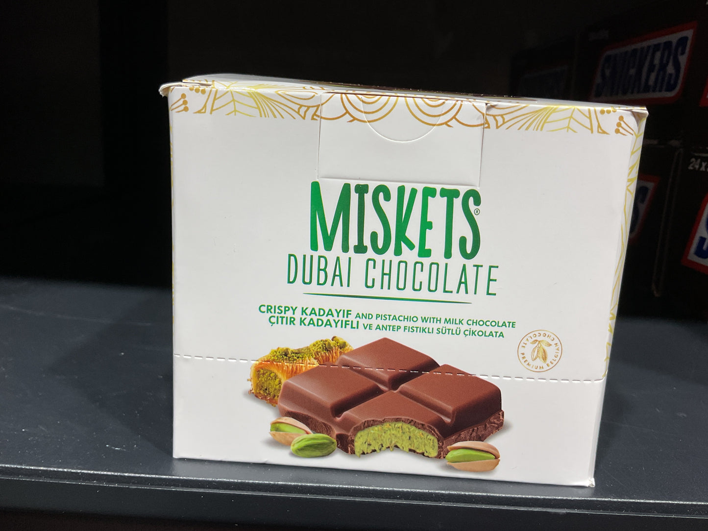 MISKETS DUBAI CHOCOLATE 100g 12pcs