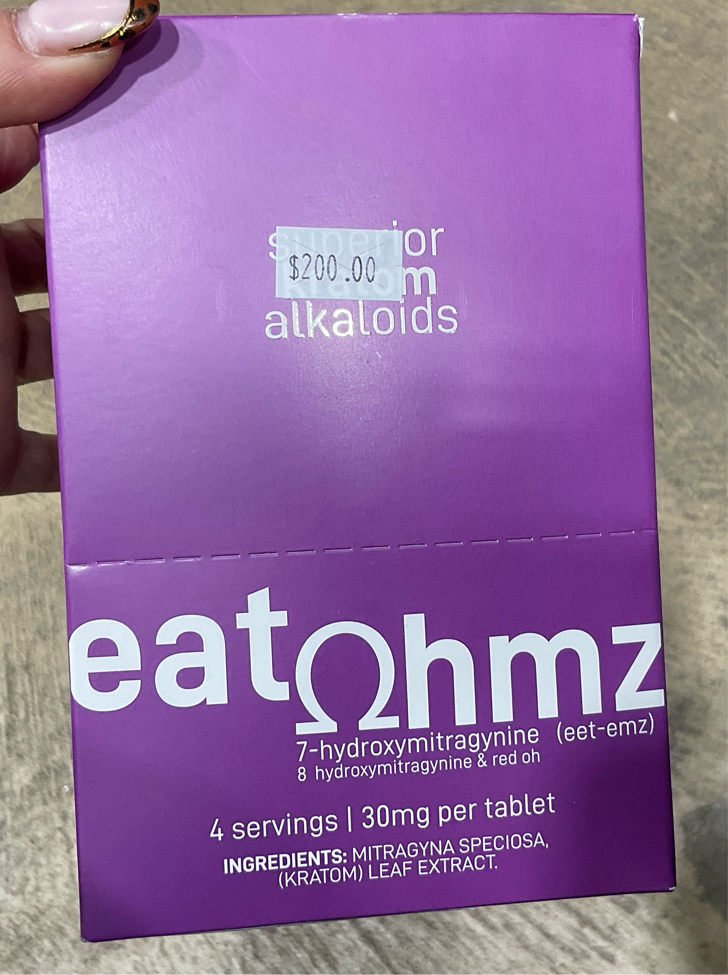 Eat OHMZ 7 - 8 Hydroxymitragynine & Red oh (20 Pk- 2 Ct)