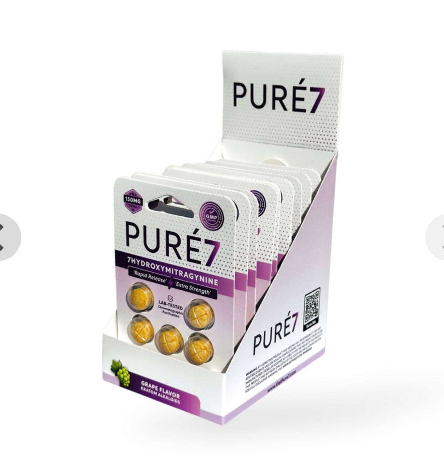 PURE7-7OH 5ct Tablets (Display of 10/30 Mg)