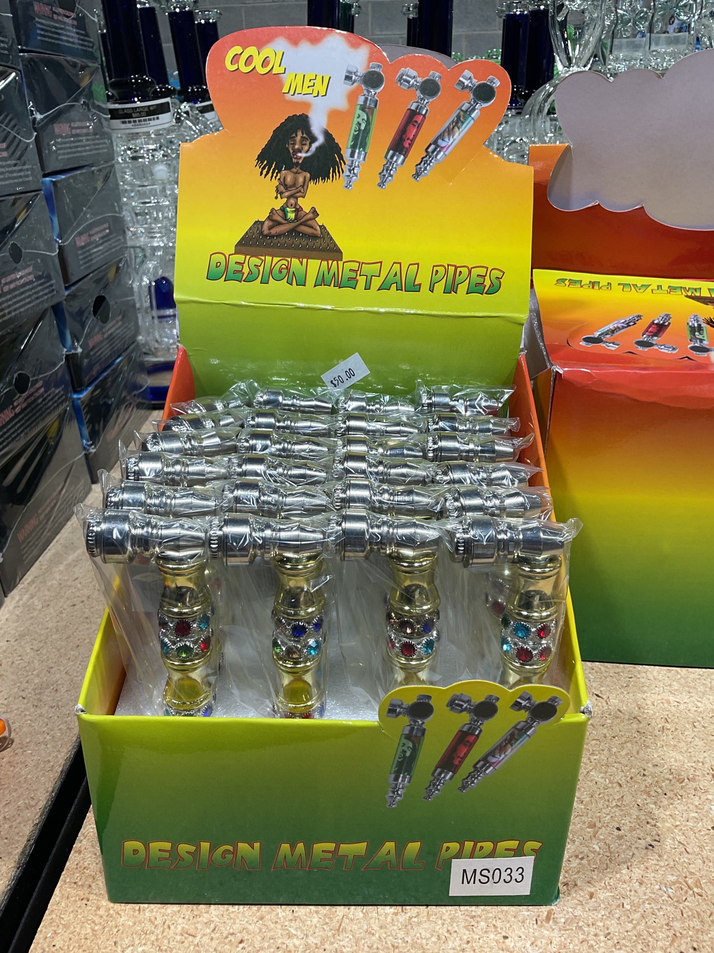 Design metal pipes