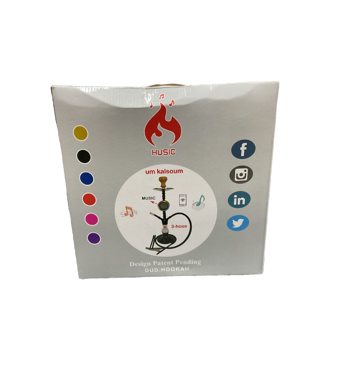 Hookah Husic Um Kalsoum Music 3 Hoses