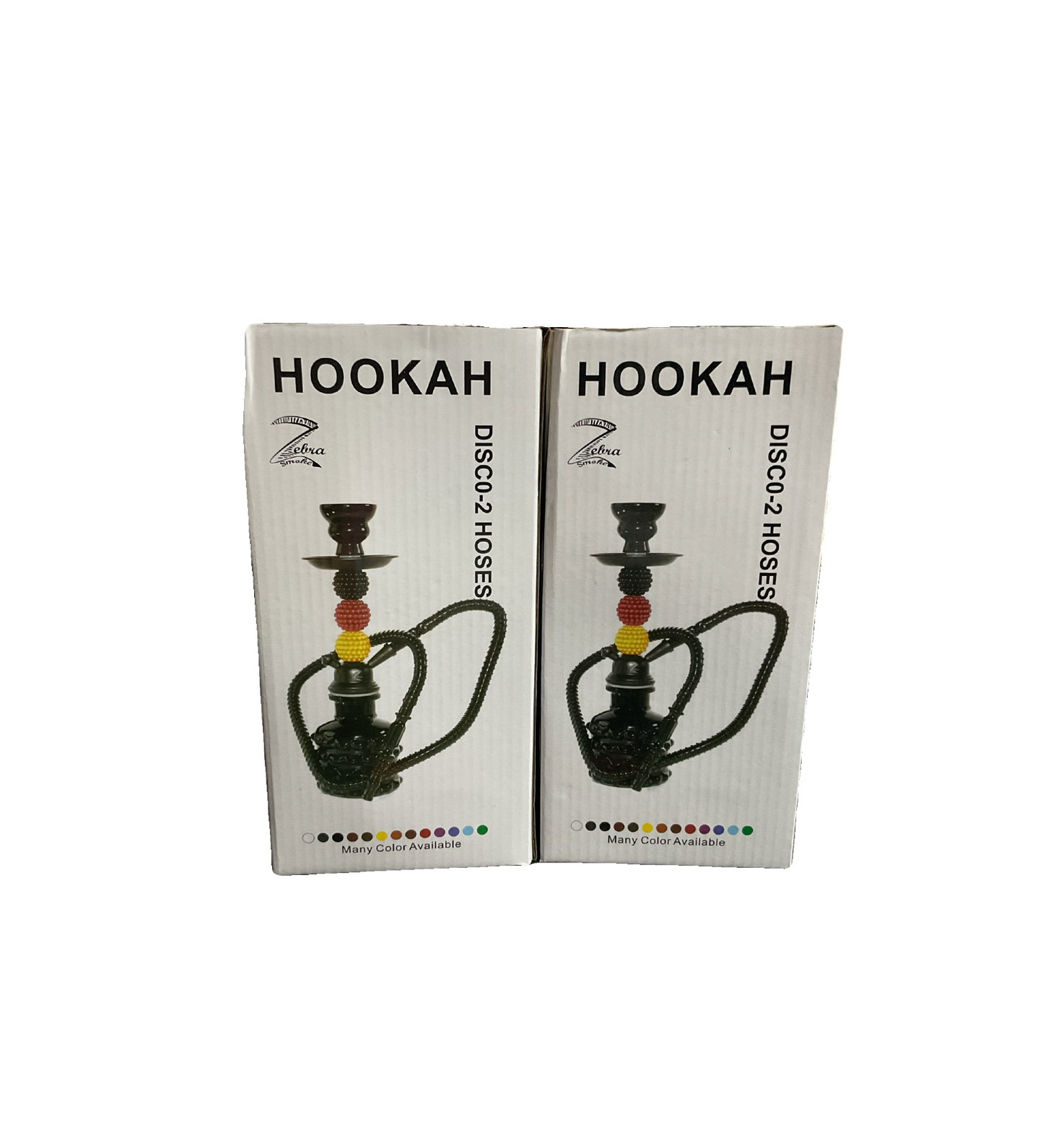 Zebra Hookah Disc0 2 Hoses