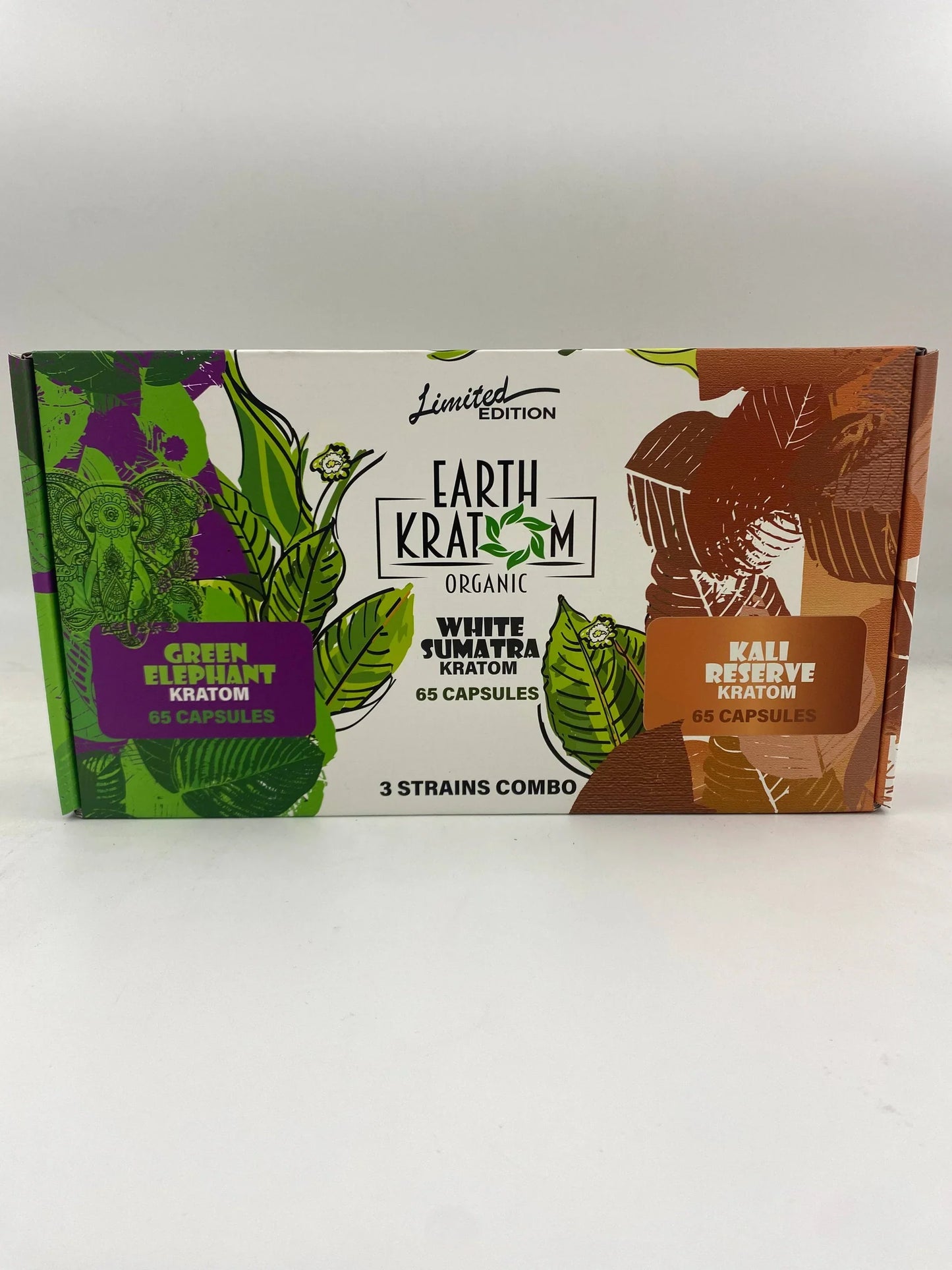 Earth Kratom Capsules 3 Strains Combo (Limited Edition)