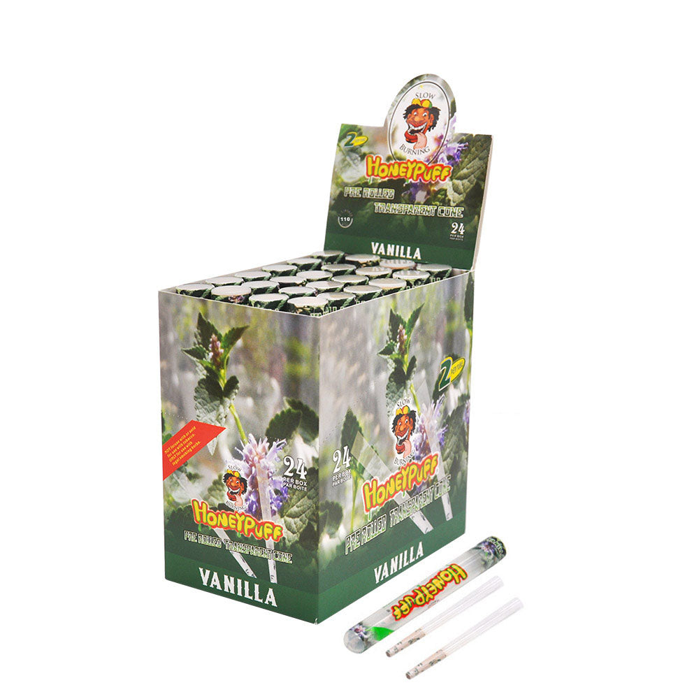 Honeypuff Flavored King Size Pre Rolled Cones 24 Count