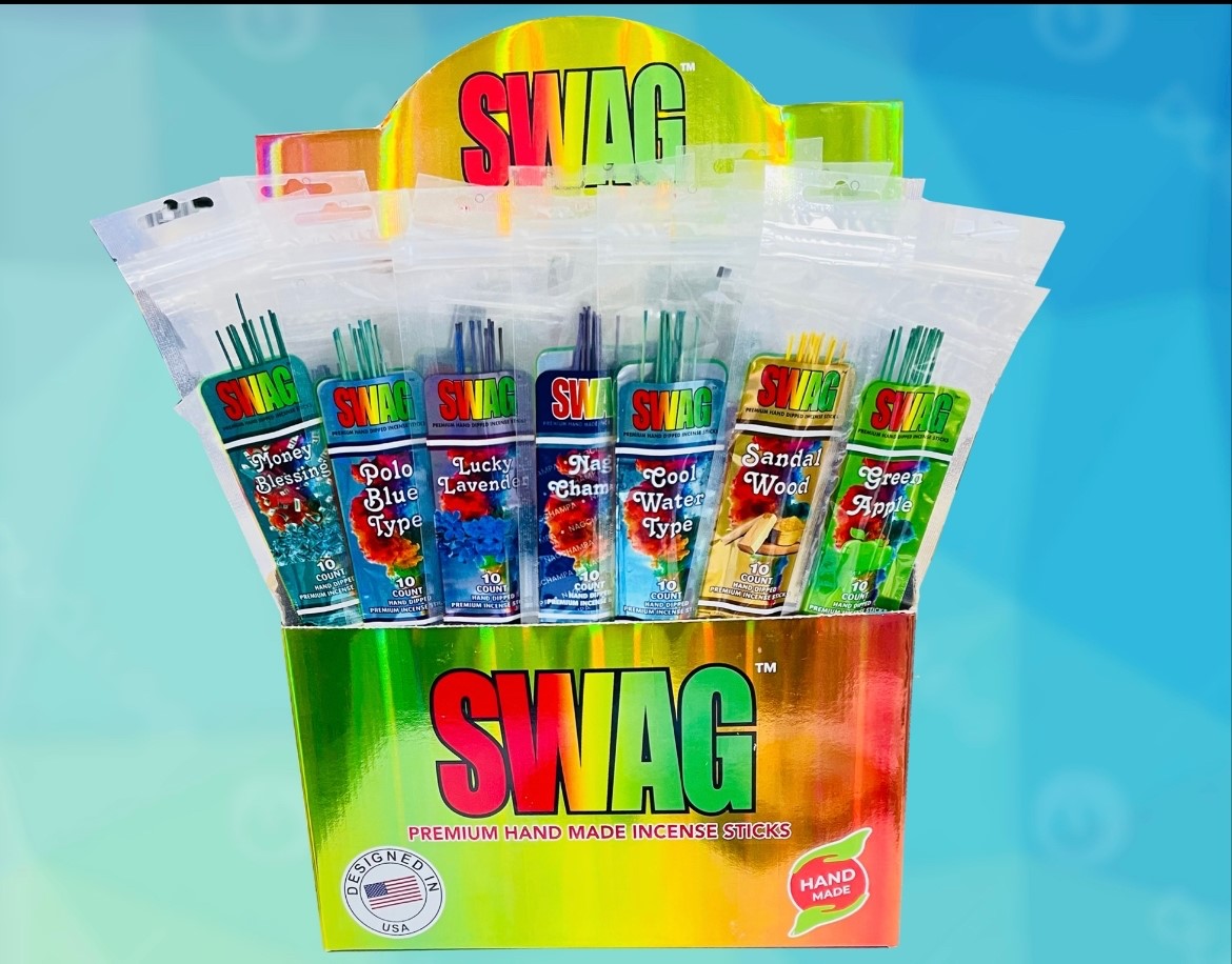 Swag Premium Hand Dipped Incense Sticks (72 Pack)