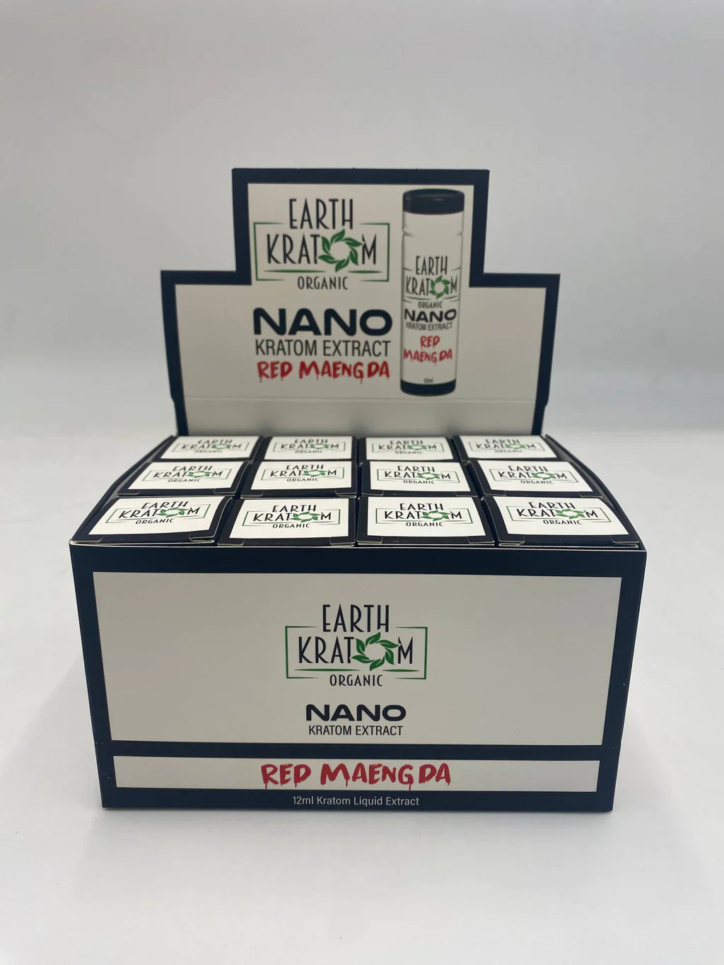 Earth Kratom Red Maeng Da Nano Extract 12mL (12ct)