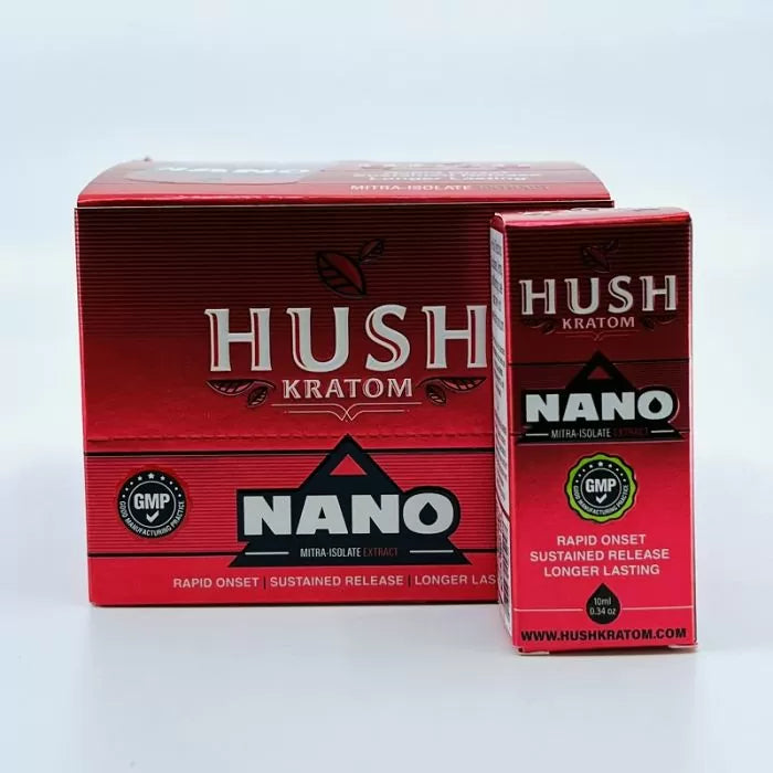 Hush Kratom Nano Mitra-Isolate Extract (12Pc)