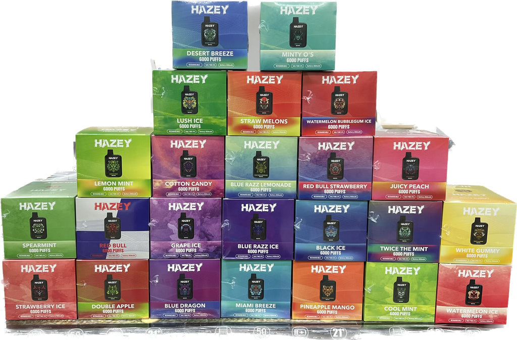 Hazey 6000 Puffs 14ml Mesh coil