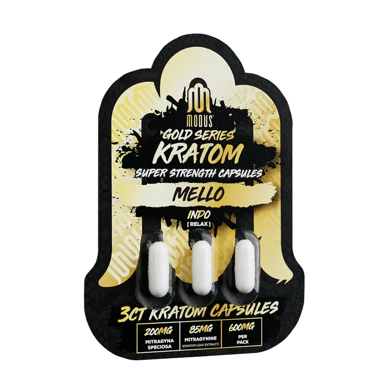 Modus Kratom Gold Series Capsules 10x6 capsules