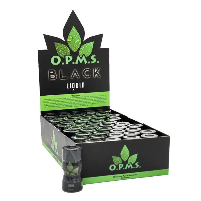 O.P.M.S. Black Liquid Kratom Shots 50ct