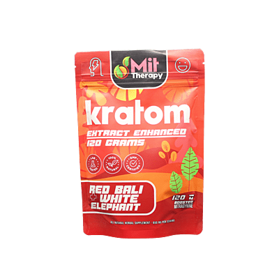 MIT Therapy Enhanced Kratom Red Bali + White Elephant Powder