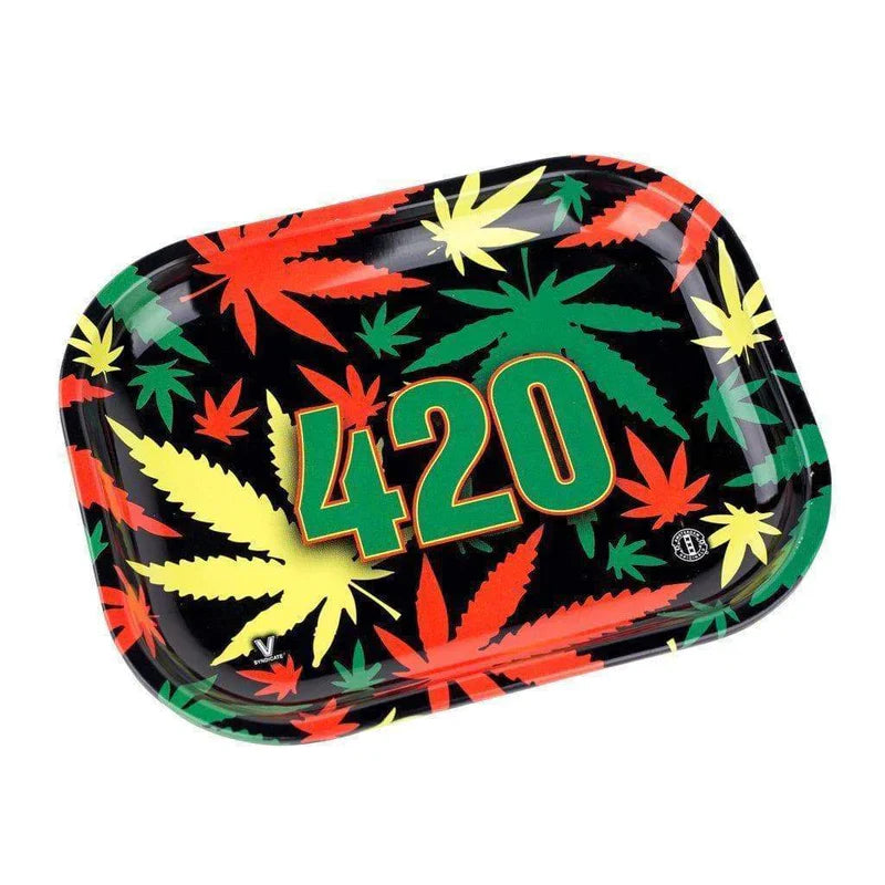 420 Rasta Rolling Tray