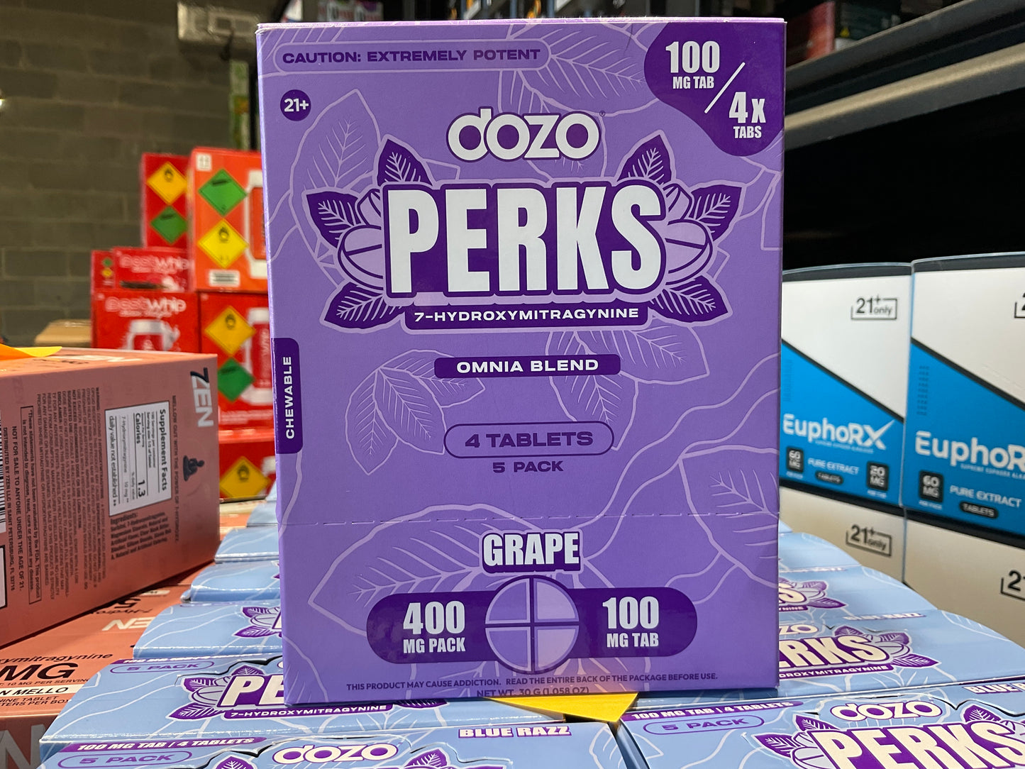DOZO PERKES (7 Hydroxymitragynine) MELLOW BLEND *4 TABLES*