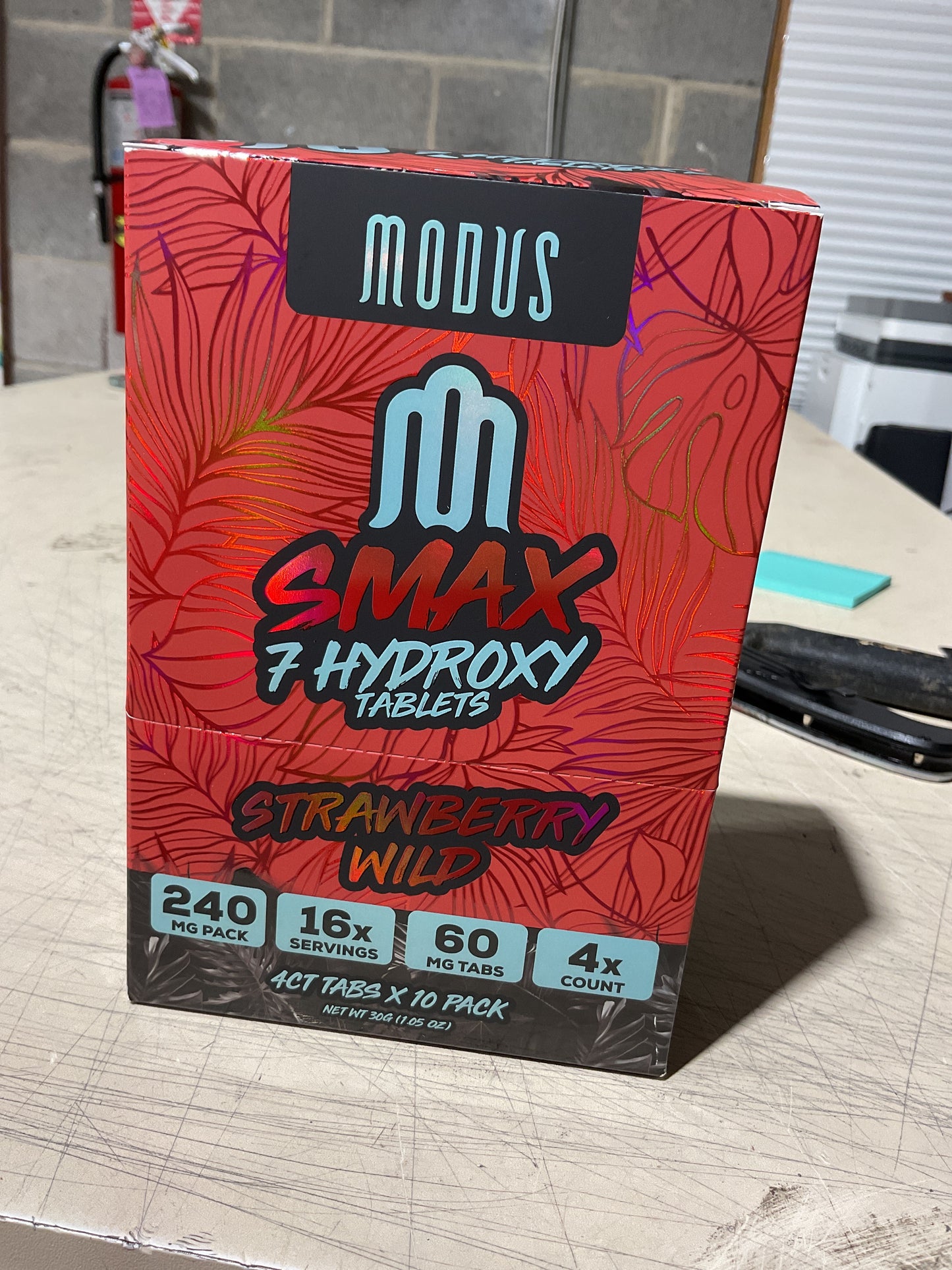 MODUS SMAX 7 HYDROXY TABLETS (240 MG pack) *4Ct X 10 pack*